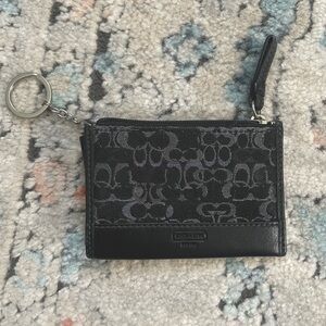 Coach card coin mini wallet